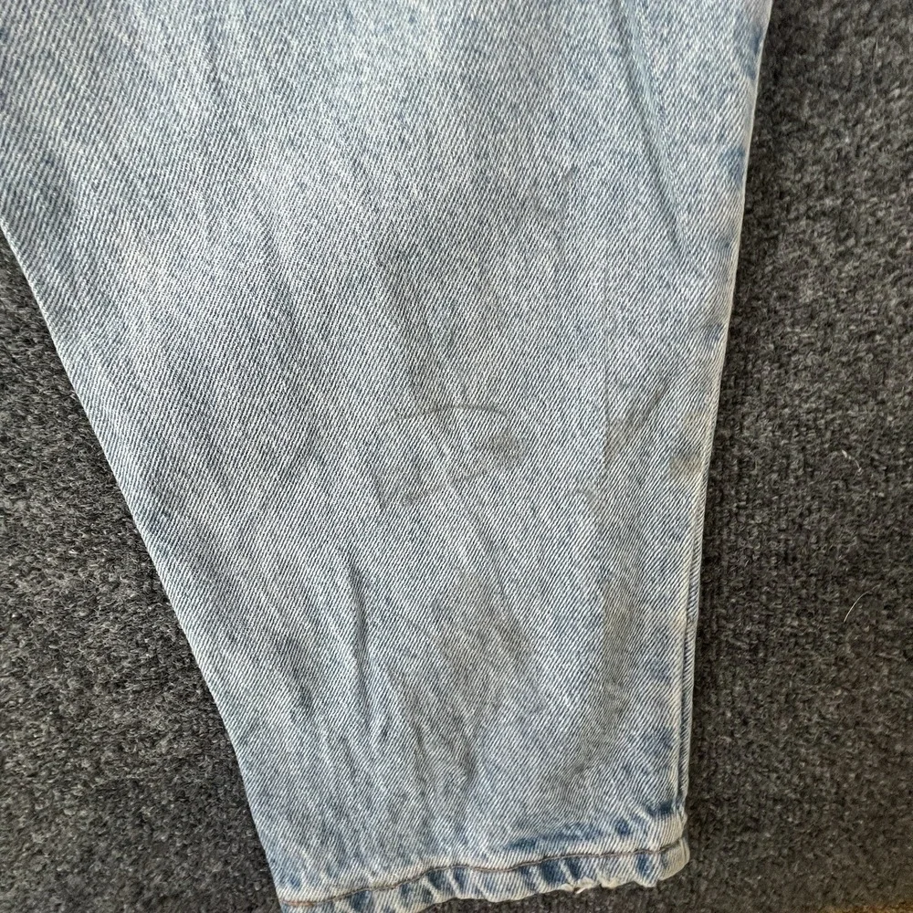 Levi's 522 Tapered Fit Jeans Light Wash Vintage USA 90s High Rise 42x28‎ READ